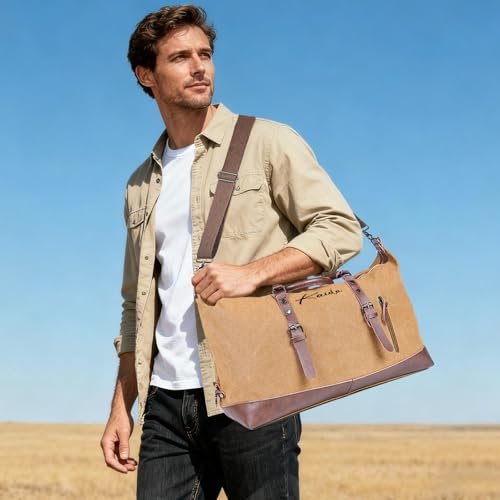 Vintage Canvas Custom Duffle