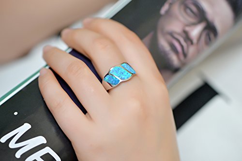 Collana in argento Sterling 925, con opali