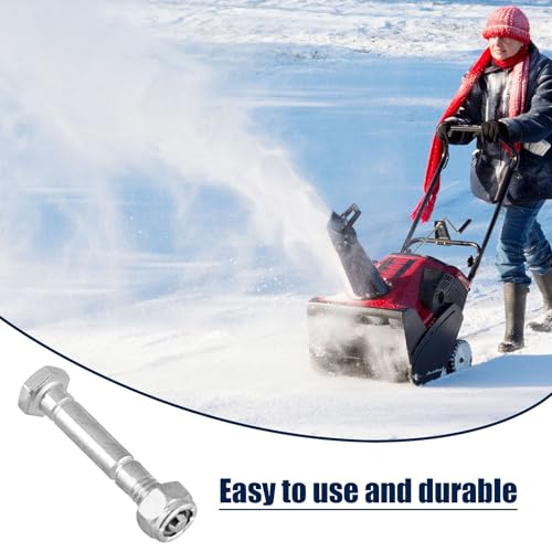 5 Stück Schneefräsen-Scherstifte und Muttern, Stahl Scherstifte Schneefräsenteile Passend für Ariens 52100100 521001 00659100 John Deere Schneefräse