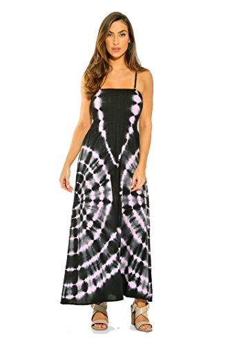 Image of Riviera Sun Maxi Summer Dress for Women Long Sundress with Removable Straps