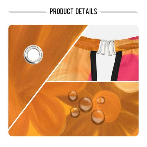 Capa impermeable profesional para cortar cabello Kawaii Flower con cierre de broche ajustable para estilismo y peluquería miniatura 4