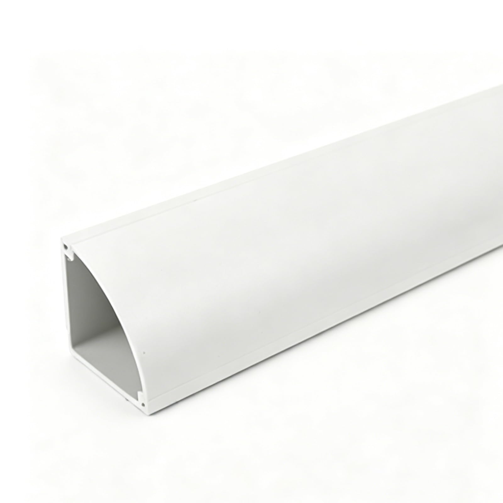 Canaleta Cables Pared Adhesivo3,5x3,5cm Organizador Cables Cubre Cables Triangular Canaleta para el Hogar y La Oficina(White,300cm/118in)
