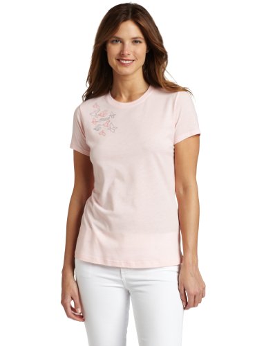 ASICS Women's Reflective Tee, Pink Petal, Medium