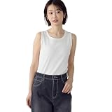 [コムサイズム] ランダム リブタンクトップ 12-63CO03-206 ホワイト M
