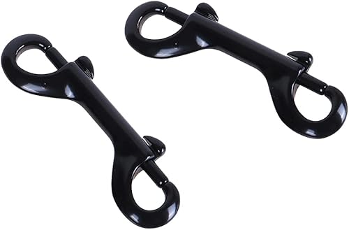 Miniatura 7 de Weenkeey 4 ganchos de doble extremo para perno de aleación de zinc, clips de cadena de gatillo de metal resistente para mascotas, correa de perro,