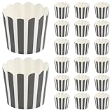 ULTECHNOVO 50 Capacillos para Cupcakes Mini Pequeños, Papel Apto para Alimentos Resistente al Aceite, Taza para Hornear Muffins, Adecuado para Repostería, Fiestas, Cumpleaños y Uso Doméstico
