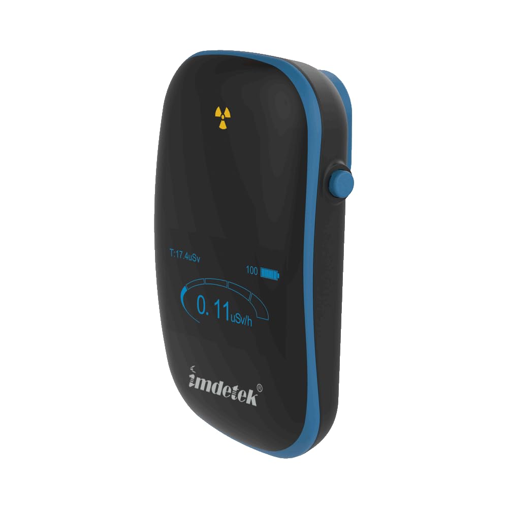 Personal Radiation Dosimeter, Nuclear Radiation Detector, X Ray and Gamma Ray Monitor, Real Time Dose Rate, Accumulated Dose, Easy to Use, Battery Lasting 7 Days
