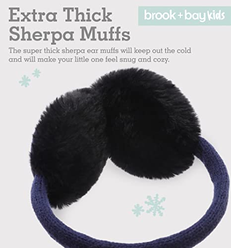 Brook + Bay Ear Muffs For Kids - Winter Kids Ear Muffs For Boys & Girls - Kids Ear Warmer - Cozy Ear Warmers For Kids - Toddler Ear Muffs #TOP2
