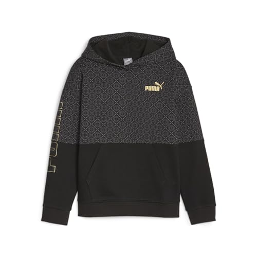 PUMA Sweat à capuche vêtement de sudation fille colorblock rose noir