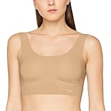 zero toptex kleber leicht gepaddet Sloggi Damen Bustier Zero Feel Top, Beige (Cognac (SH)), L
