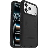 OtterBox Defender Series Pro MagSafe cover per iPhone 17 Pro Max, custodia protettiva antiurto, a prova di caduta, protezione estrema, testata 7x norme MIL-STD 810G, Nero