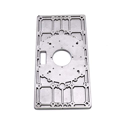 Aluminum Router Table Insert Plate With 4 Insert Rings For Woodworking Benches #TOP3