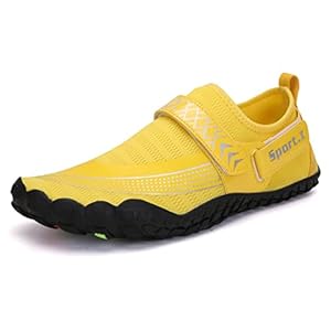 Unisex Heren Womens Athletic Hiking Water Shoes Quick Dry Aqua Shoes Swim Schoenen Strand Schoenen met Drainage,Geel,40