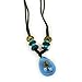 REALBUG Gold Scorpion Necklace, Blue