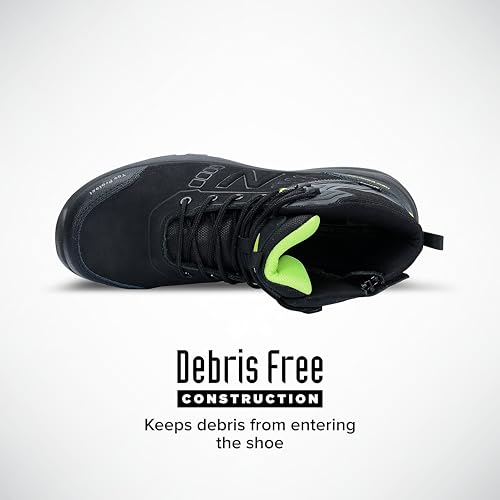 Image of New Balance Calibre Composite Toe Work Boots for Men - EH, PR, Non-Slip Leather Safety Shoes for Industrial & Construction