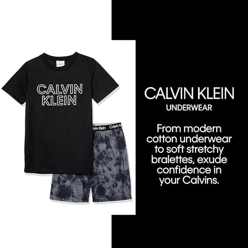 Calvin Klein Boys' Two Piece Sleepwear Top and Bottom Pajama Set4