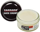PROTECCIÓN Y NUTRICIÓN CON CERAS NATURALES DE CARANUBA Y CERA DE ABEJA: La crema para zapatos Tarrago está enriquecida con cera de carnauba y cera de abeja. La cera de carnauba proporciona un brillo duradero al cuero garantizando también una protección a prueba de agua. Mientras que la cera de abeja aporta un alto porcentaje de nutrición y flexibilidad al cuero. Evita el cuarteamiento y prolonga la vida al cuero. No contiene siliconas. Es adecuado para zapatos, bolsos y accesorios.