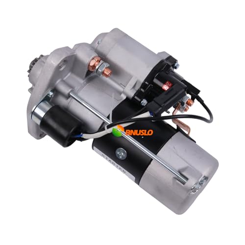 BNUSLO Motor de arranque 24V 10T 488-2807 4882807 Substituição para Caterpillar CAT Engine C7.1 Esca