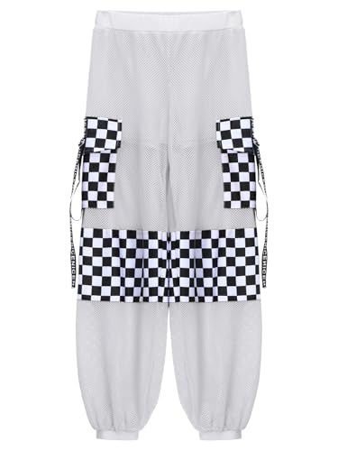 Kids Jogger Pants with Pockets Elastic Waist Breathable Mesh Sweatpants for Girls & Boys Active Wear3