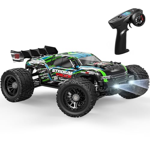 HAIBOXING Voiture Télécommandée 4WD 1:18 RC Voiture 36 km/h High Speed RC Truggy 2,4 GHz Tout Terrain Radio-télécommande étanche Véhicule électrique...