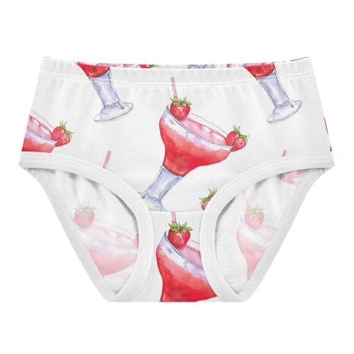 Strawberry Cocktails Girls Underwear Toddlers 2t Cotton Girl Panties Cute Animal Underpants Briefs