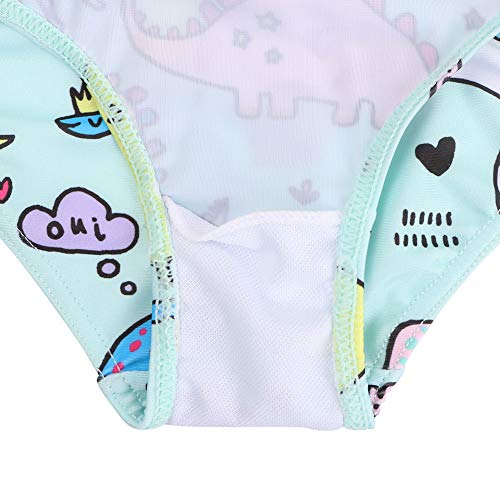 Image of XFGIRLS Baby /Toddler Girls Swimsuit Long Sleeve One-Piece Bathing Suit Rash Guard for Kids UPF 50+ Swimwear