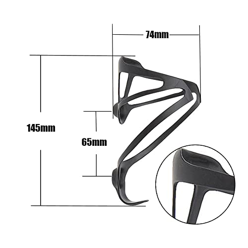 RXL SL Carbon Bottle Cage Bike Bottle Holder Water Bottle Cage Carbon Fiber Cup Holders Bottle Cages for Mountain Bike Accessories Bottle Holder with About 21g Superlight (White) - Thumbnail 4