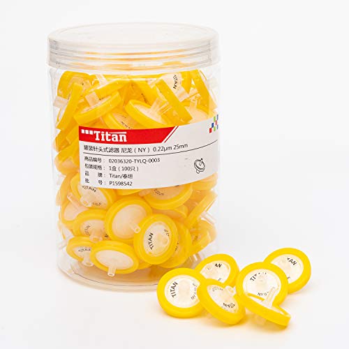 Image of Syringe Filters Nylon Membrane 25mm Diameter 0.22μm Pore Size Box of 100