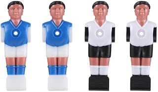 Didiseaon Figuras de futbolín de 11 cm: 4 piezas de futbolín, accesorios de máquina de futbolín, piezas de repuesto para futbolín, juguetes para niños