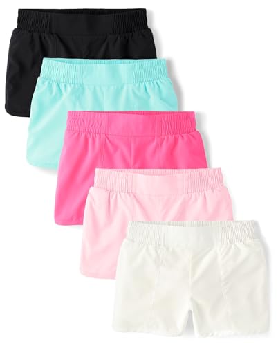 The Children's Place Girls' Athletic Pull on Shorts