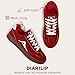 Diarilip Women's 2026 Fashion Sneakers - Classic Retro Comfortable Tennis Skate Shoes - Lightweight Lace up Casual Trainers Red