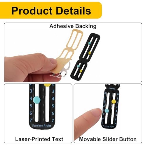 image for Owlbud Tennis Score Keeper for Racket Padel, 2PCS Tennis Racquet Score