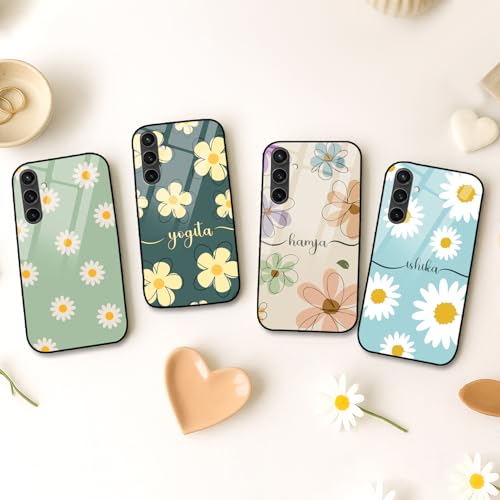 Image of COLORflow Back Cover Compatible with Samsung S23 FE 5G | Daisy Bloom Customized | Shockproof TPU Bumper with Camera Protection Back Cover Compatible with Samsung Galaxy S23 FE 5G