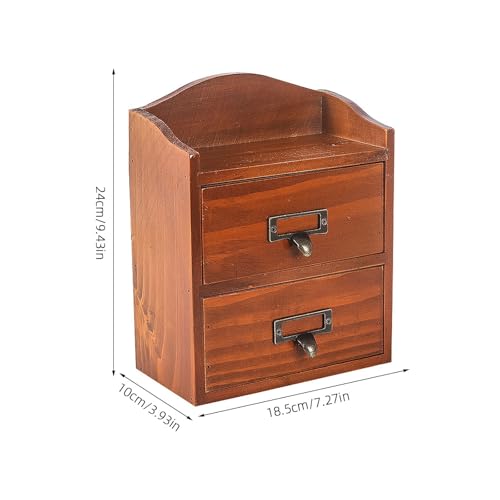 Boîte de rangement à tiroirs en bois pour une maison ordonnée - 3