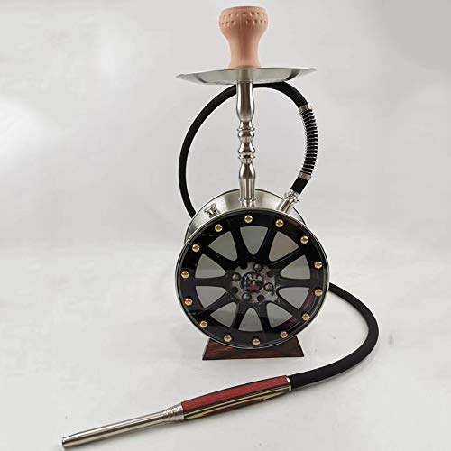 Rteanb Hukahn-Edelstahl-arabische Hukahn-Zubehör-Hukahn-Haken-Pfeife-Pot-Shisha for bessere Shisha-Hukahn Rauchergenuss… – Bild 3