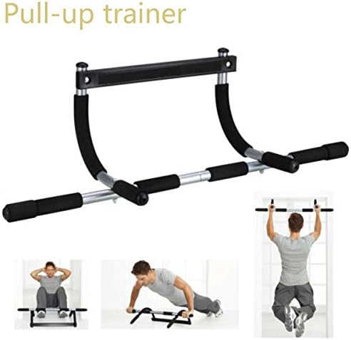 vikitim Pull-Up Bars, Foam Handle Doorway Upper Pull Rod Perfect Multifunctional Portable Pull-Ups-Push-Ups Home-Gym Exercise Fitness Equipment