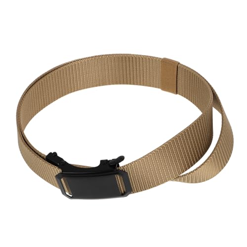 KESYOO Adjustable Breathable Casual Ratchet Belt for Men Automatic Buckle Design for Jeans Outdoor Sports and Young Students