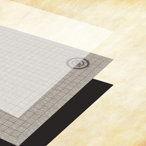 ENHANCE RPG-Raster-Spielmatte - Tabletop DND Karte (60.96 x 91.44 cm) Rollenspiel Dry-Erase Matte, komplettes Spielset für Meister, abwischbare Battle-Grid-Matte mit Tasche & Marker-Set (Speichern)