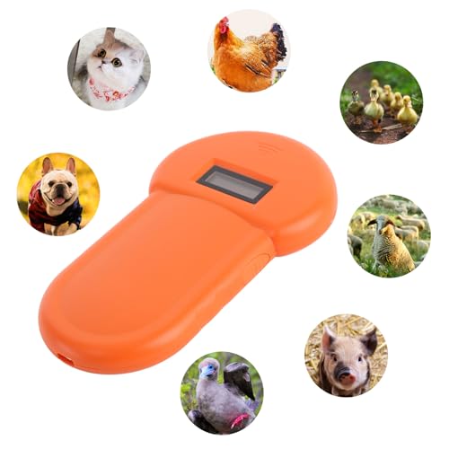 Scanner Portátil de Chip de Animais, RFID RFID Microchip Reader 134.2kHz, Suporta Fdxb para Cães Gat