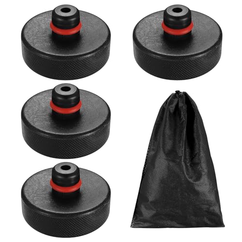 Lot de 4 Patins en Caoutchouc pour Cric...