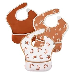 CIVARUA KIDS Mess Proof Baby Bib 3 ...