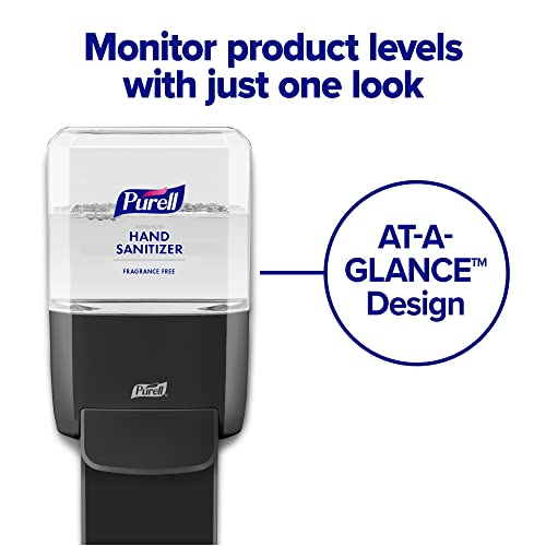 Image of PURELL ES4 Manual Hand Sanitizer Dispenser, Graphite, Compatible with 1200 mL PURELL ES4 Hand Sanitizer Refills (Pack of 2) - 5024-01