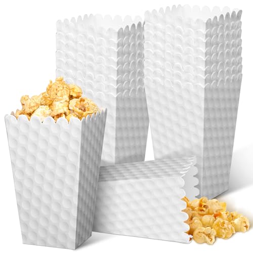 Funtery 24Pcs Party Popcorn Boxes Popcorn Bags Bucket Container, Golf