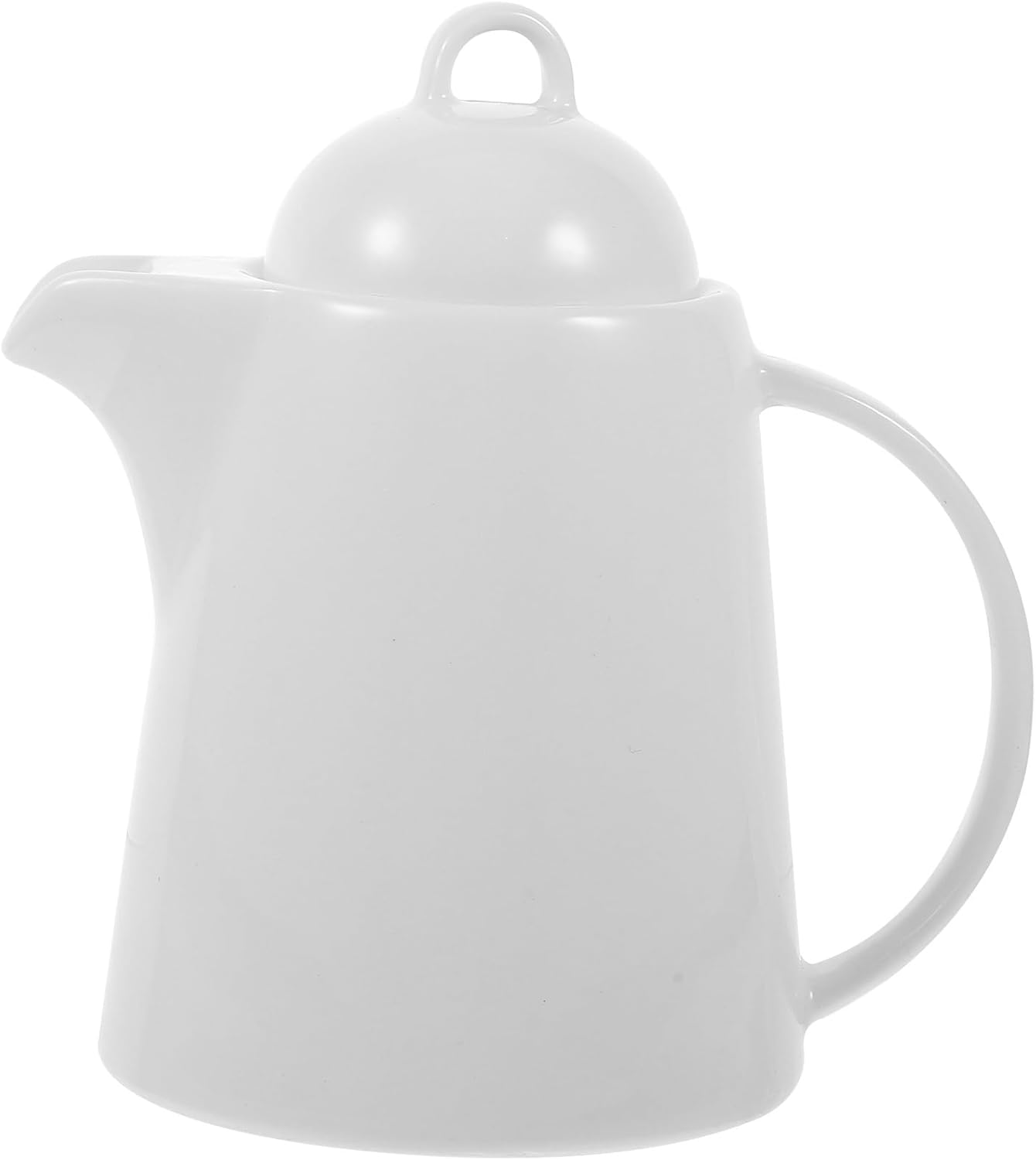 Zerodeko 28Oz Ceramic Water Pitcher with Handle and Leak-Proof Lid Classic Retro Style Cold Beverage Jug for Home Kitchen Dining and Outdoor Use 7 Inches High