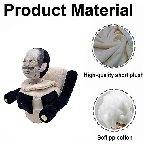 [New] Titan Skibidi Toilet Plush,Cute and Soft Speakerman Plushies Toys, Monster Soft Stuffed Pillow