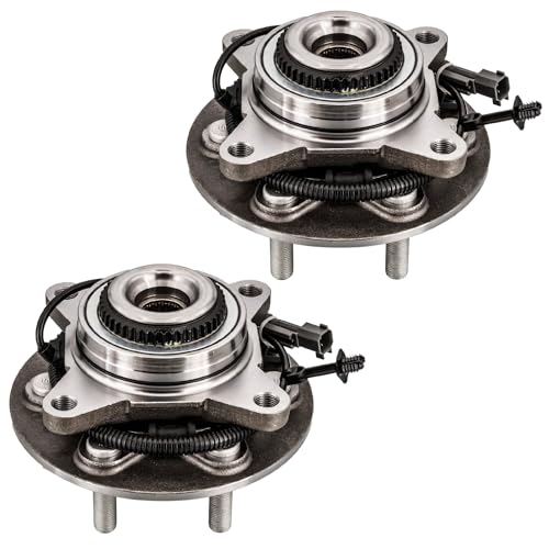 Image of Detroit Axle - 4WD Front Wheel Bearing Hubs for 2018-2020 Ford F-150, | 2018-2021 Expedition Lincoln Navigator, Wheel Bearing and Hubs Assembly Replacement