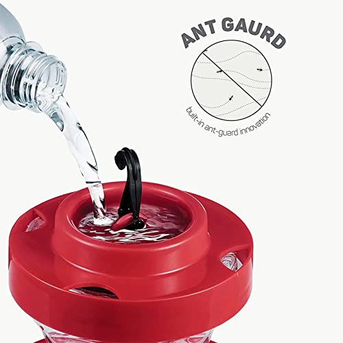 Blnene Plastic Hanging Bird Hummingbird Feeder For Outdoors, Humming Bird Feeder Outdoor Container, 16 Ounces And 8 Feeding Ports, Feeders Pet Bird Supplies #TOP4