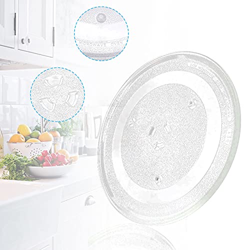 Appliancemates 11.25" Microwave Glass Turntable Plate Replacement Compatible With Ge And Samsung- 11 1/4" Microwave Glass Turntable Tray Replaces Wb49X10097,Wb39X0078,Wb49X10034,Eap651544,Ps651544 #TOP2