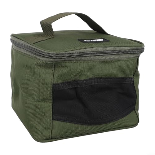 Professional Fishing Reel Protector Bag Made From Scratch Resistant Oxford Cloth For Secure Tackle Transport And Storage Solution Black(S)