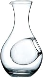 FACILE À VERSER ET ANTI-DÉVERSEMENT - Compte tenu de la situation lors de l'utilisation quotidienne, cette carafe à vin est conçue avec un dessus incliné afin d'éviter les déversements et les gouttes et de faciliter le versement. Le col étroit faciliterait la prise en main. Bien que la bouteille soit légère, elle est équipée d'une base large et épaisse. Tenez-vous fort et solide.